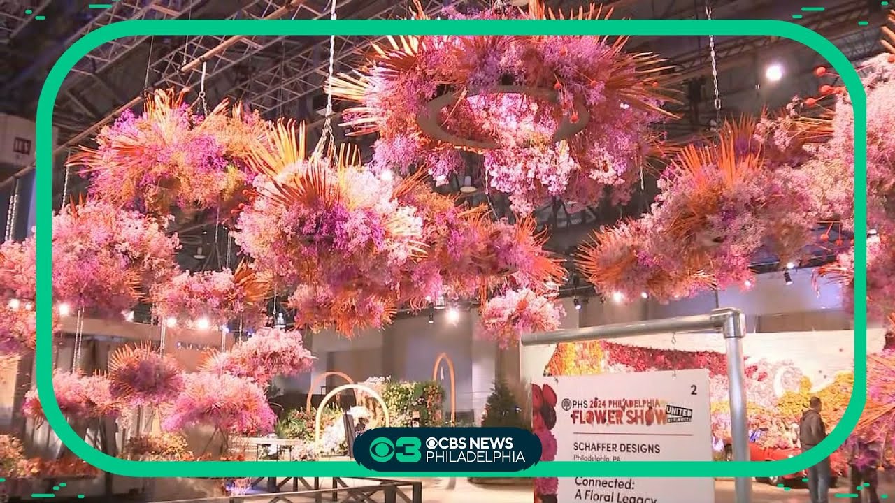 Philadelphia Flower Show has the Pennsylvania Convention Center bursting with color
