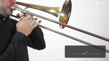 Extended Trombone Techniques - Buzz-breath sound glissando (upwards)