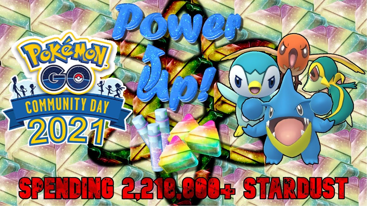 HUGE Community Day Evolve and Power Up Spree! 2,218,800+ Stardust Spent!