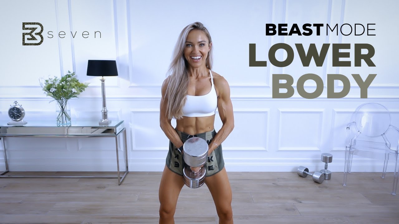 BEASTMODE LOWER BODY WORKOUT - Legs, Quads, Hamstrings, Glutes