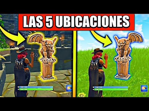 Vídeo: Ubicaciones De Fortnite Gargoyle: Dónde Bailar En Diferentes Gárgolas