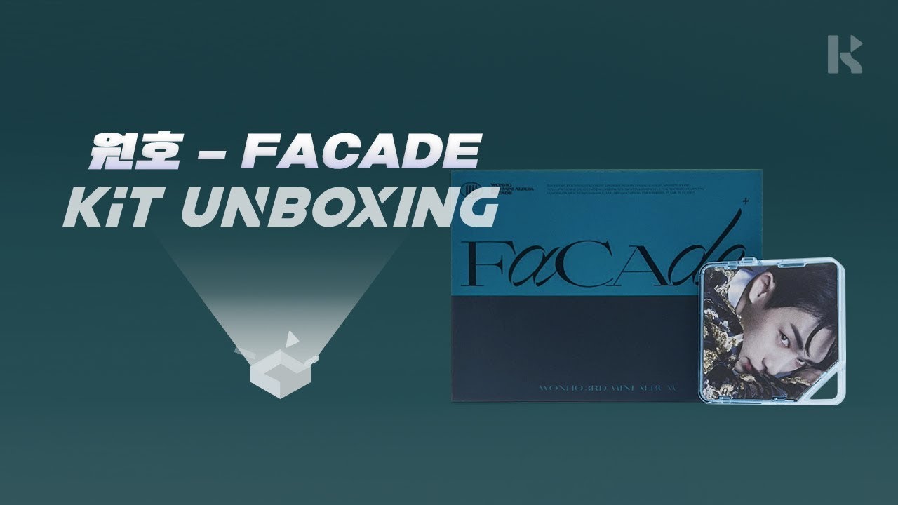 WONHO   'FACADE' KiT Album Unboxing l 원호 'FACADE' 키트앨범 언박싱