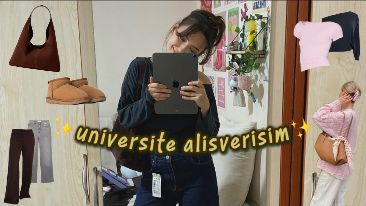 Üniversite Alışverişim✨🍂 | sonbahar alışverişi & üni kombinleri✨