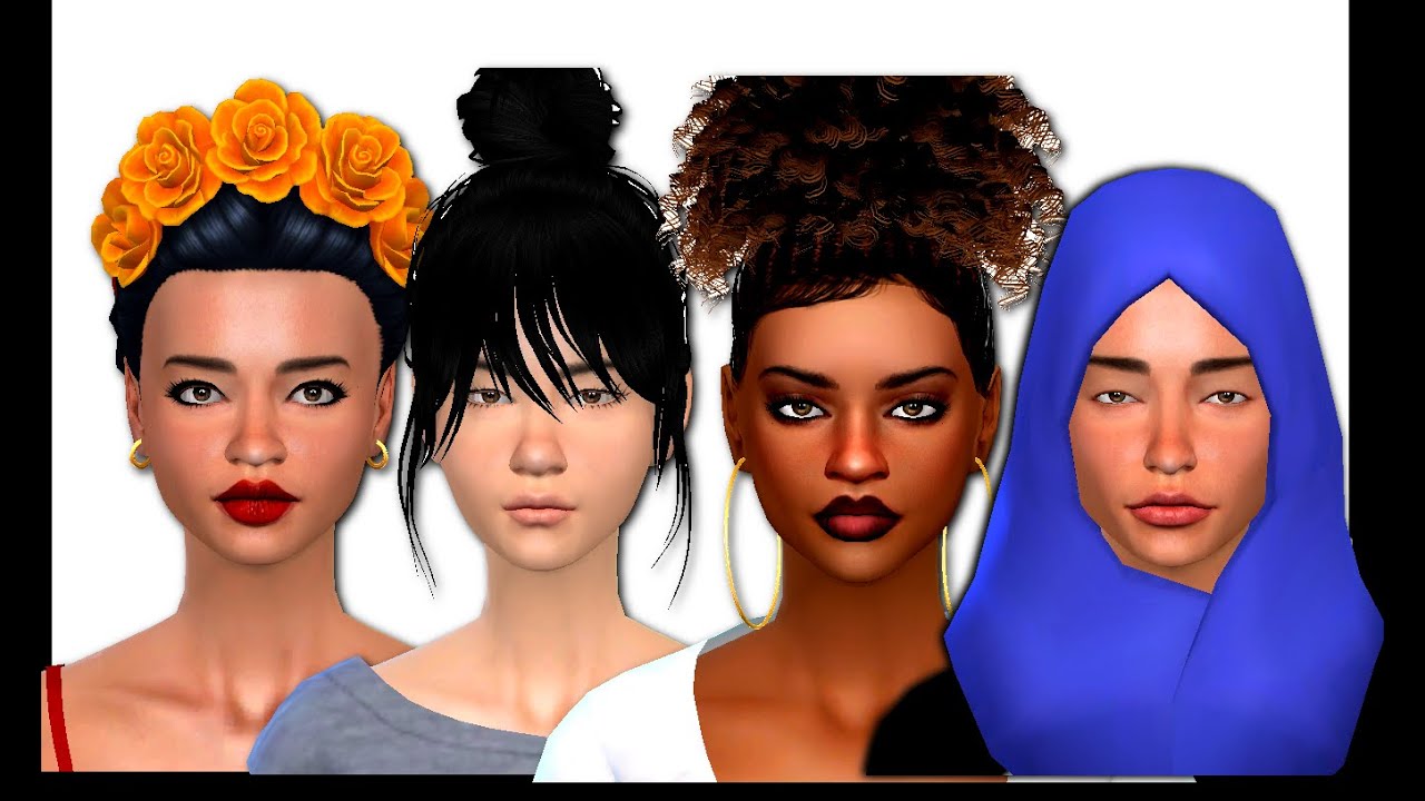 The Sims 4 : Create a Sim// Diversity Tag - YouTube