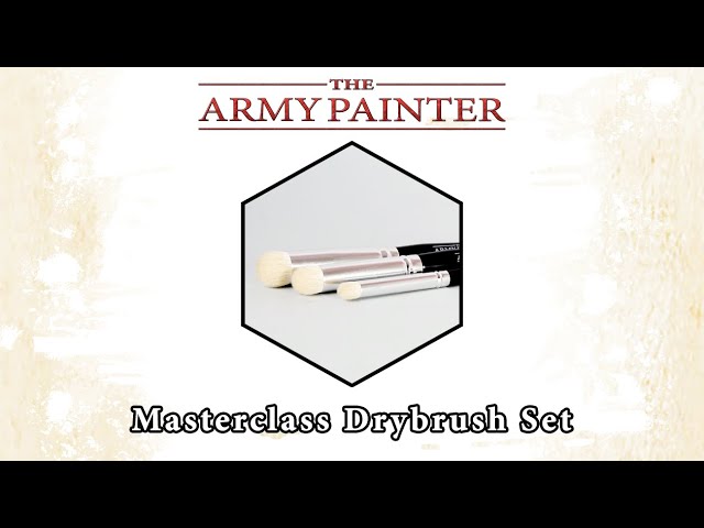 Army Painter Masterclass Drybrush Set For Painting Miniatures: How