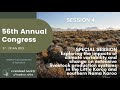 GSSA Congress 56 2021. Session 4 (Tuesday afternoon 27 July 2021)