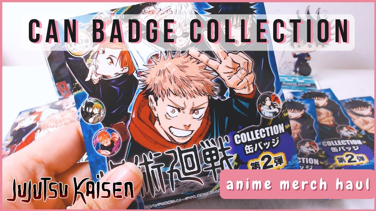 [Jujutsu Kaisen] Opening JUMPSHOP's Exclusive Can Badge Collection Vol.2?! || Anime Merch Haul