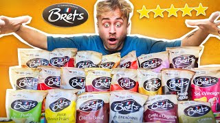 Je TESTE les 27 SAVEURS de chips BRET'S 😱