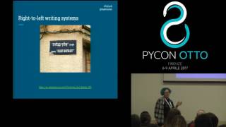Rae Knowler - Python, Locales and Writing Systems