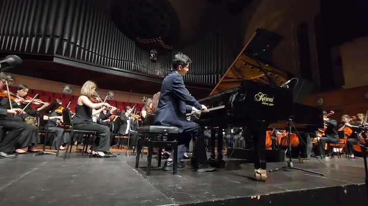 Rachmaninoff Piano Concerto No 1 performed by Samuel and UWA Orchestra