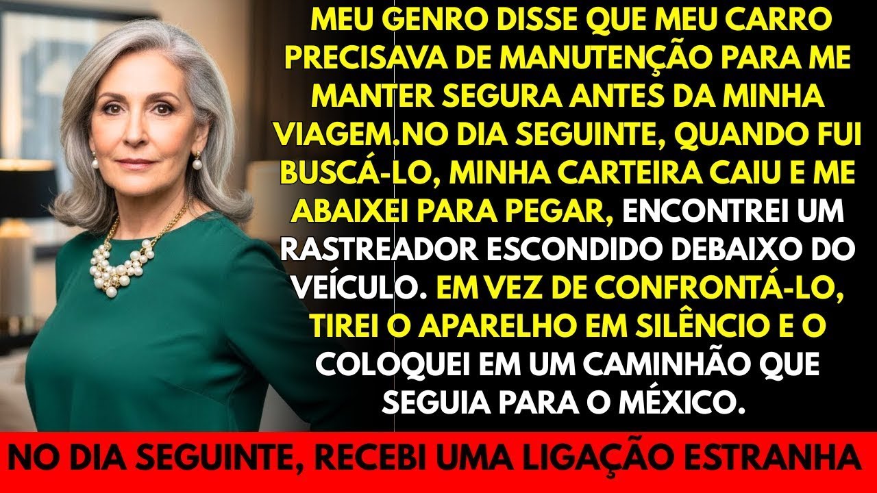 Meu genro pôs um rastreador no meu carro sem eu saber… mas o que fiz com ele deixou meu genro louco.