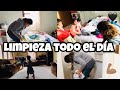 TODO EL DIA LIMPIA CONMIGO! Rutina de limpieza | toda la casa rapido!