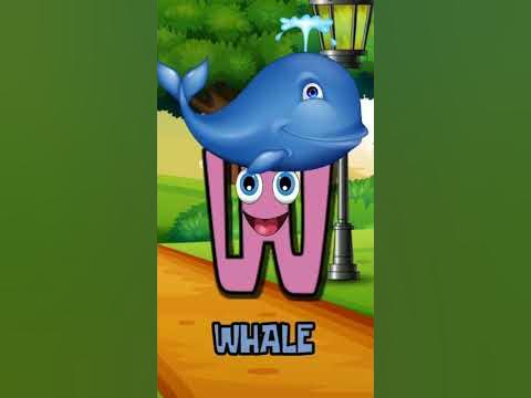 W for WHALE | Learn alphabets with live examples|phonics|alphabets|kids ...