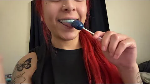 ASMR lollipop & mouthsounds 🍭