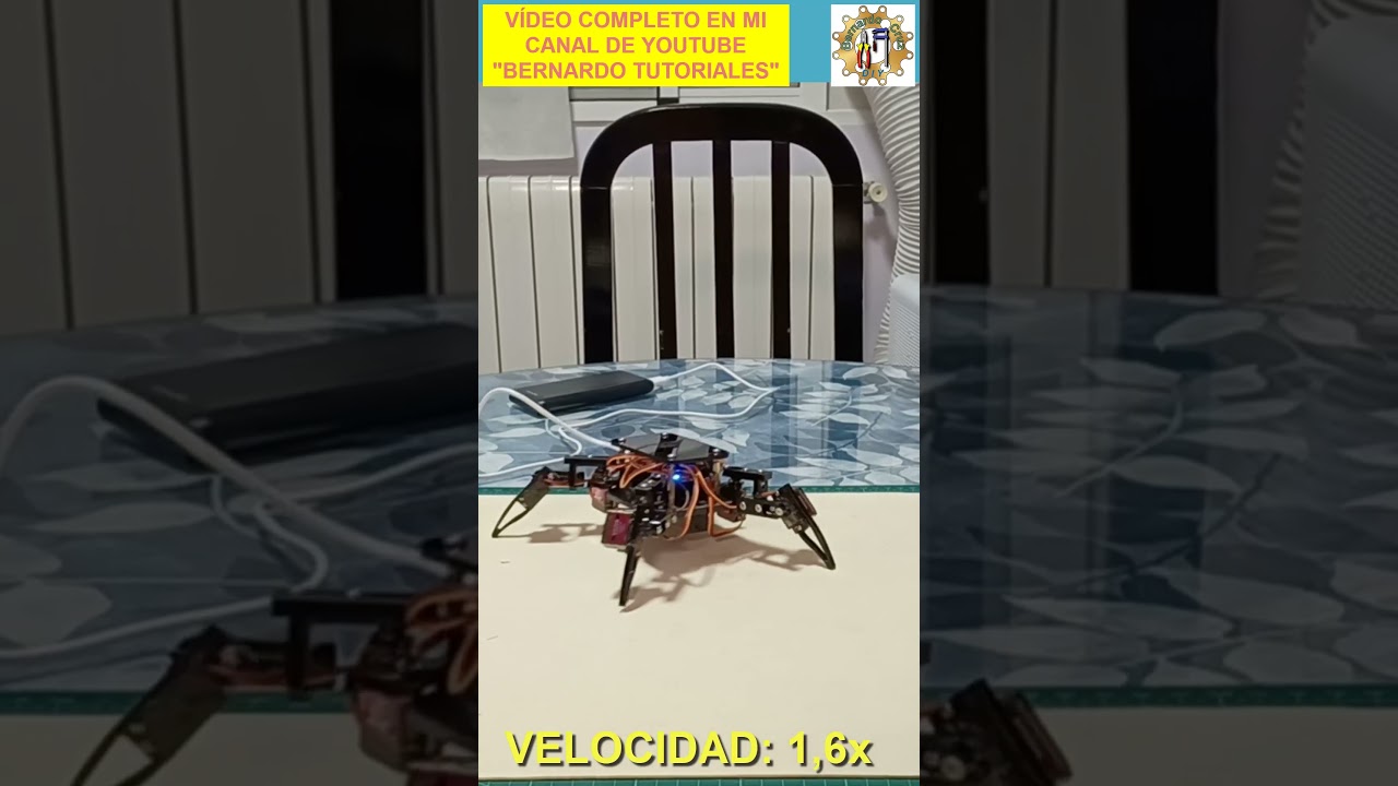 Araña biónica #short #bernardotutoriales #araña #servo #motor #stepbystep #pasoapaso #ingenieria