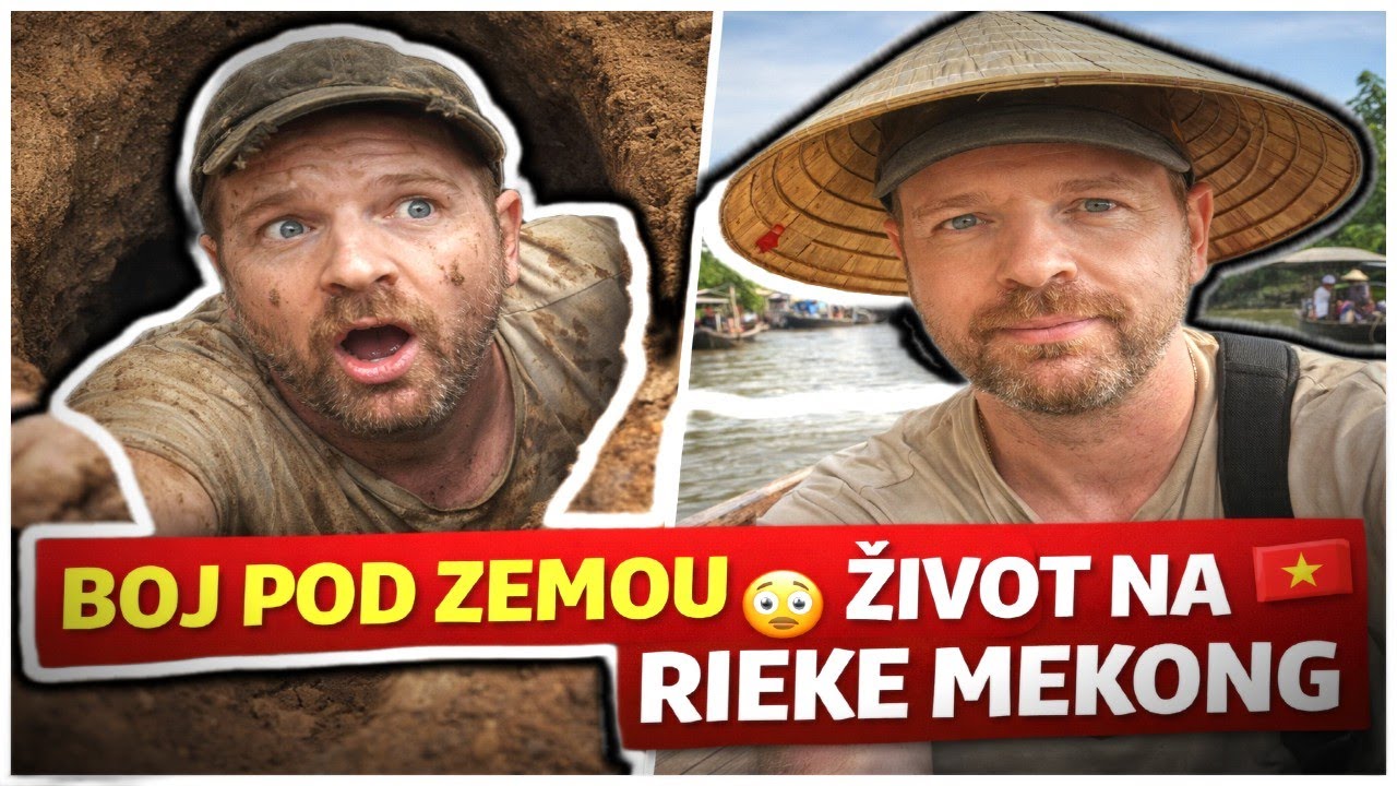 Prežil som to! 🇻🇳 Tunely CU CHI a plavba po MEKONGU (Vietnam Vlog)