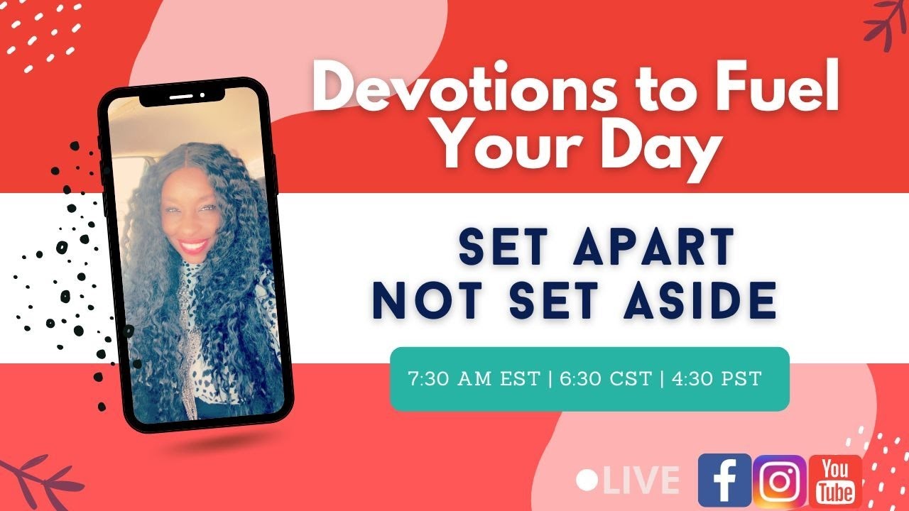 Set Apart, Not Set Aside