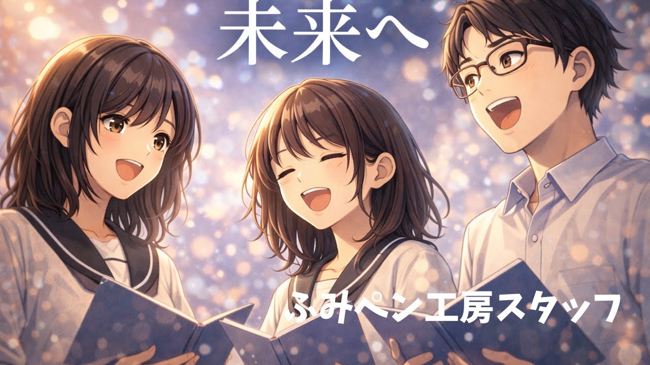 「未来へⅡ」｜卒業、そして新しい一歩。スタッフY、N,H3人の混声ハーモニーが贈る応援歌。