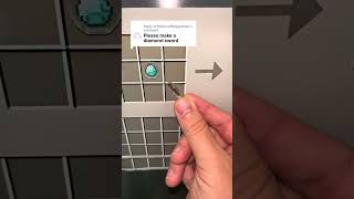 Diamond sword crafting 💎#minecraft #minecraftfans #relatable