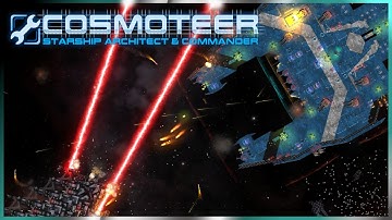 Heavy Nuclear Beam Laser DESTROYER Incoming👽 - Ruthless Combat Gameplay in COSMOTEER