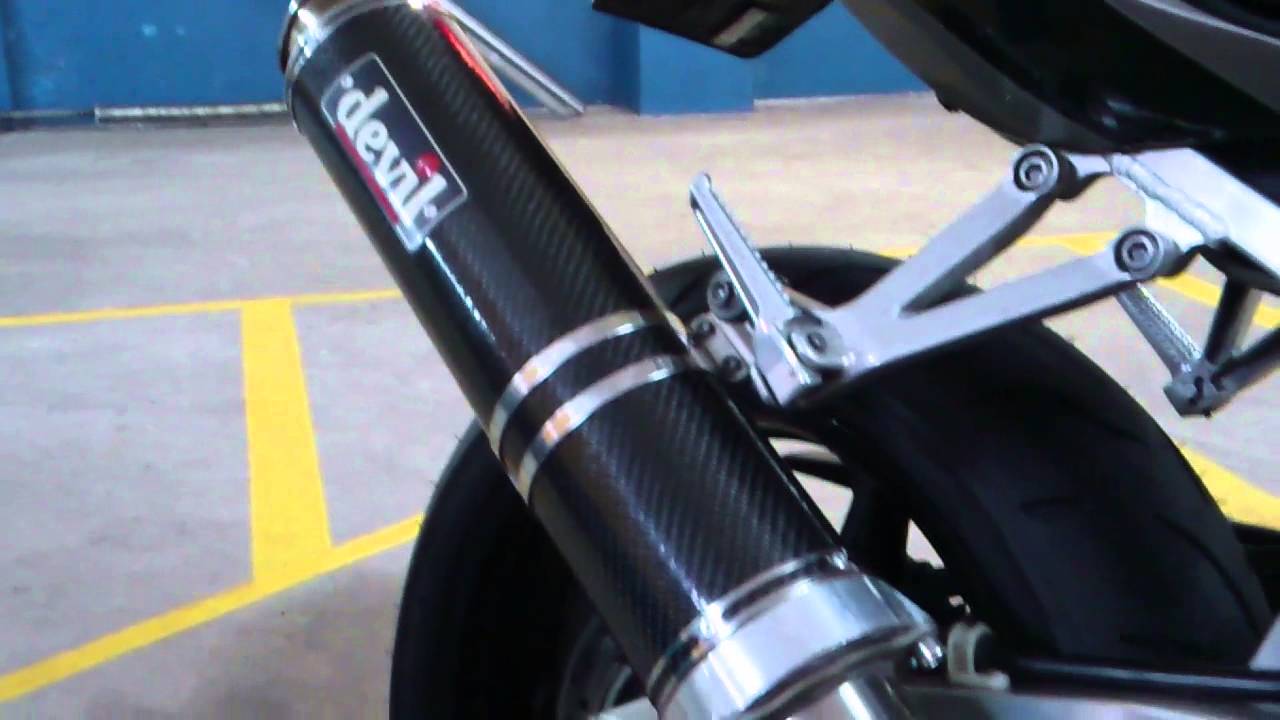 CBR 929RR 01 Devil Exhaust Mod YouTube