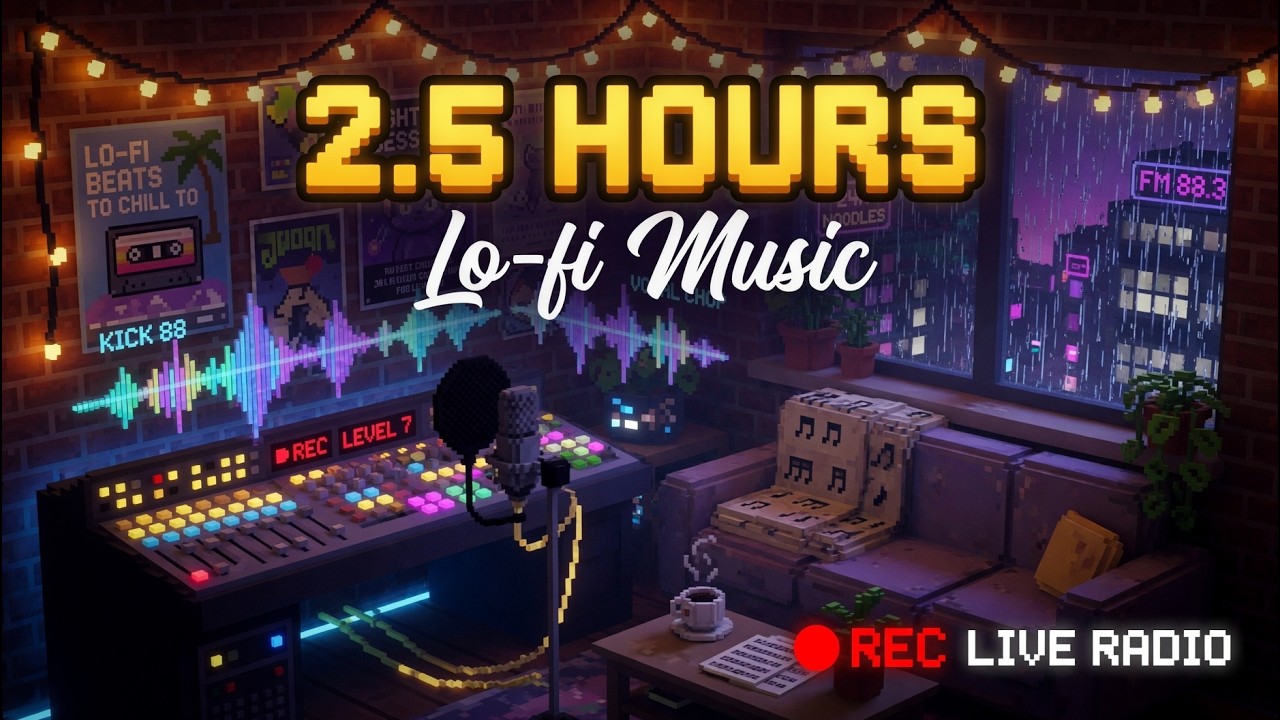 Cozy Rainy Lo-Fi Hip Hop ☕ 2 Hours 25 Min | Chill Beats to Relax ...
