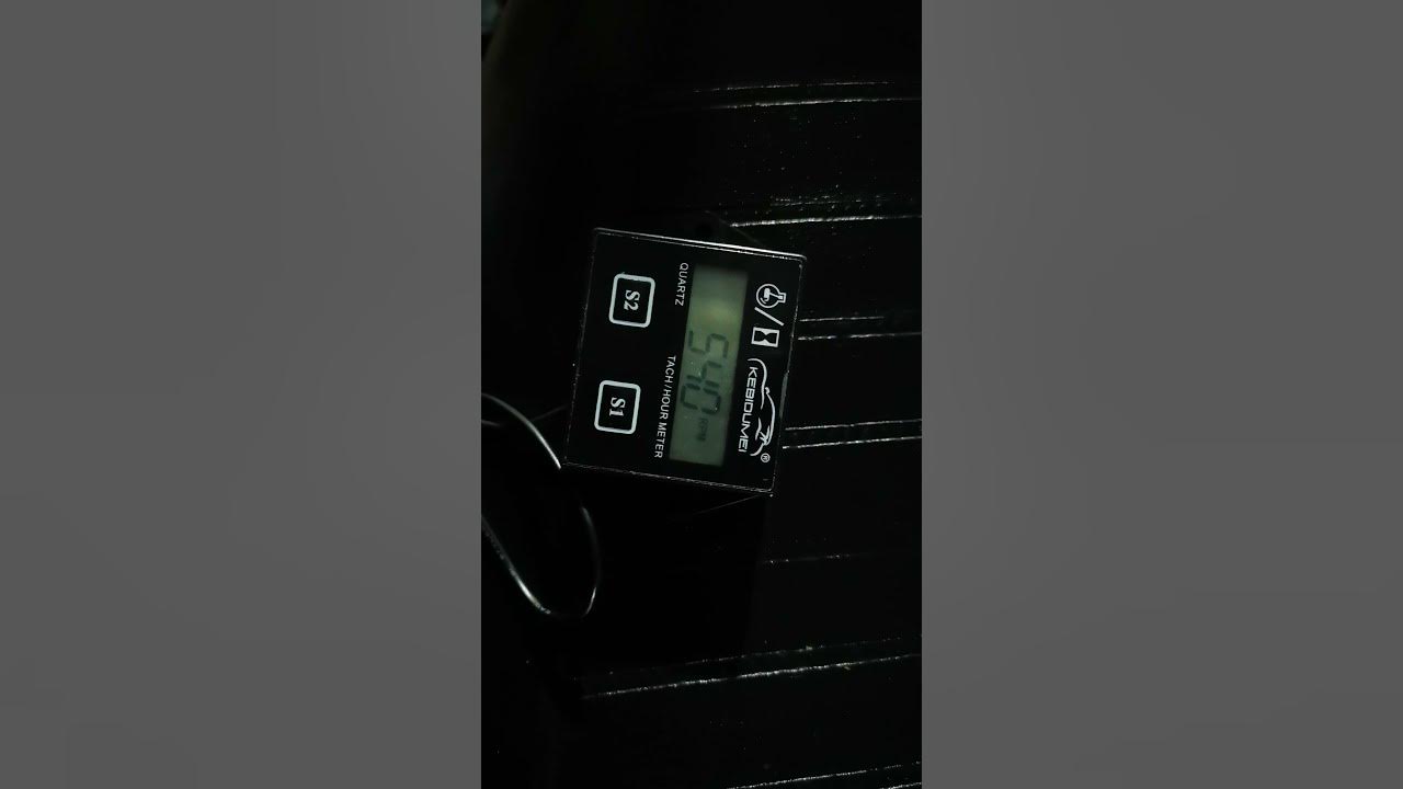 Tachometer for carb tuning cd200 YouTube