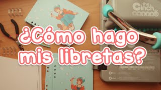 ¿Cómo hago mis libretas? 📔 | Encuadernación 😊