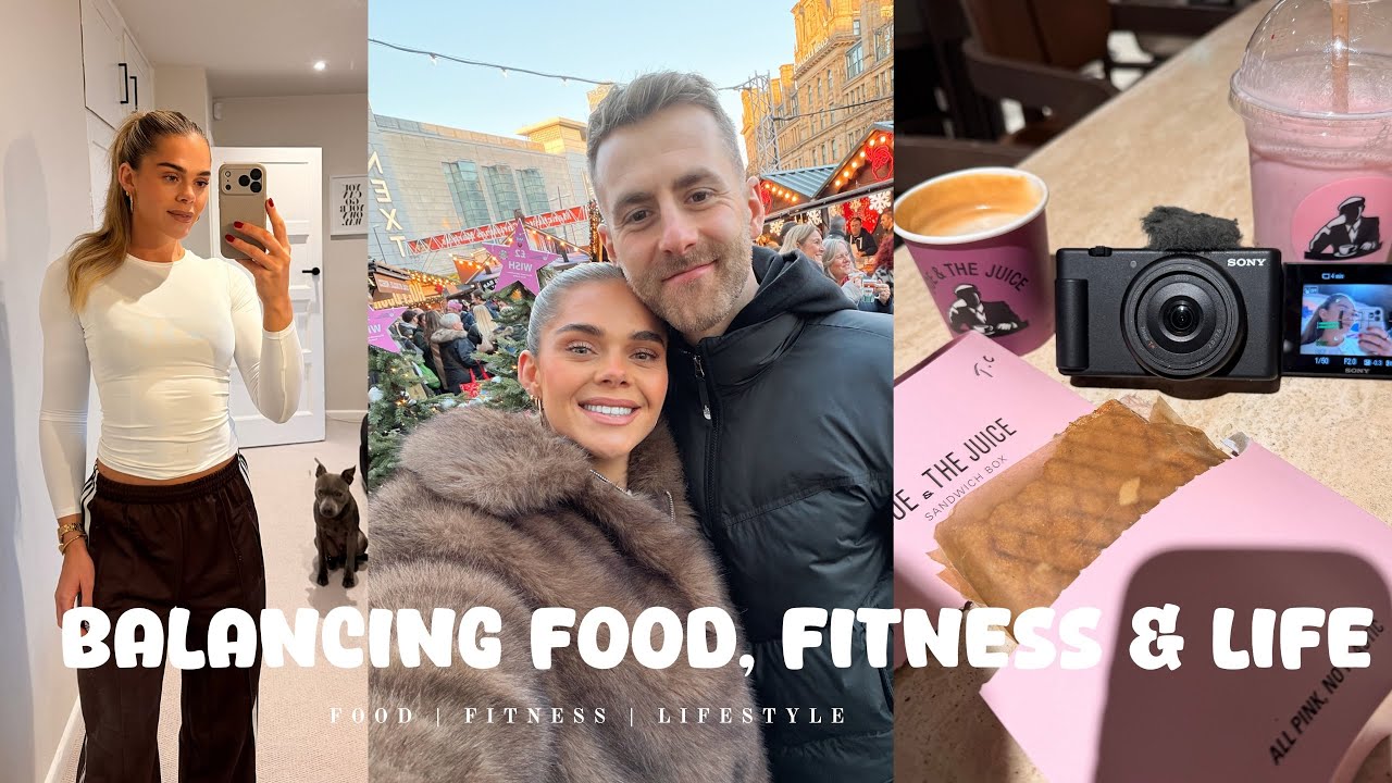 Баланс между едой, фитнесом и жизнью | Еженедельный видеоблог | Приготовление еды | Дела в декабре