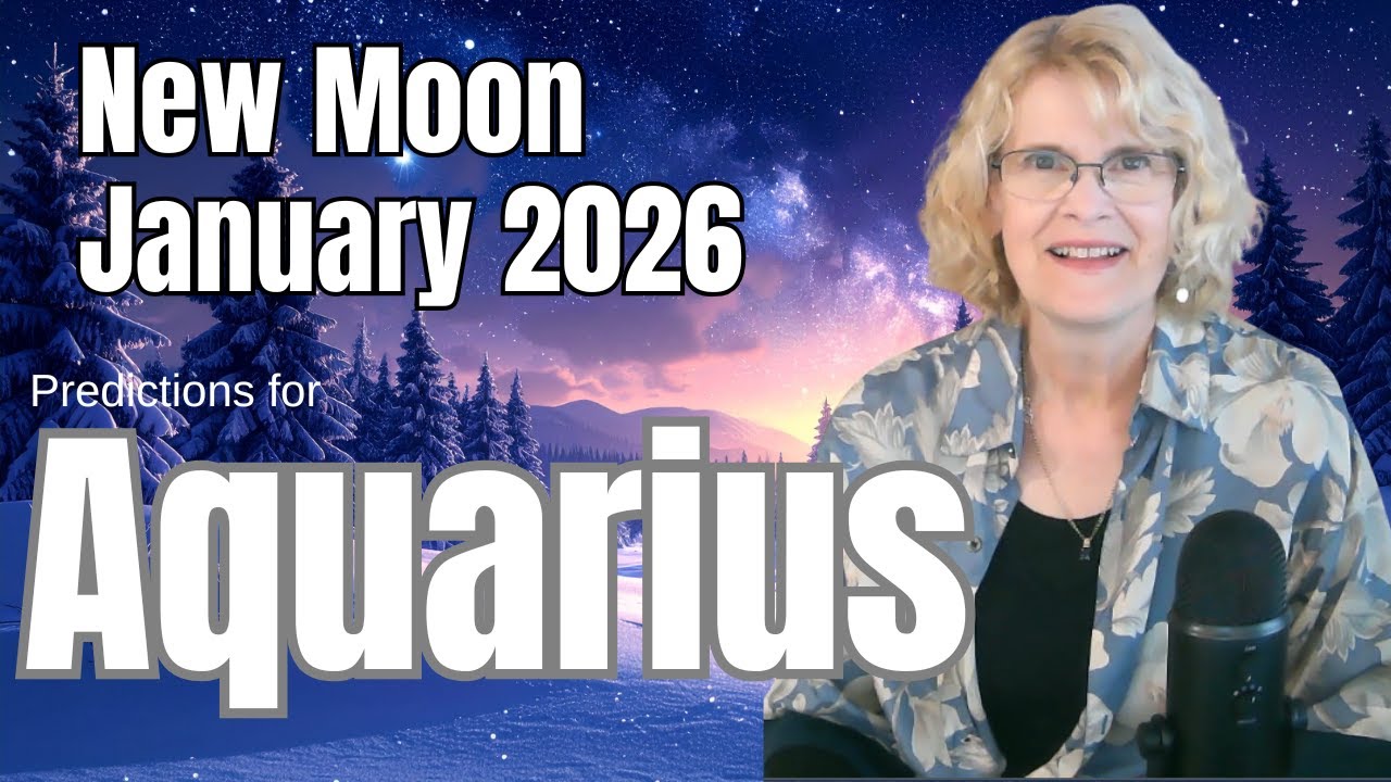 Прогноз для Водолея на новолуние в Козероге: 18 января 2026 года