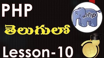 Operators in PHP - Lesson 10 - Telugu