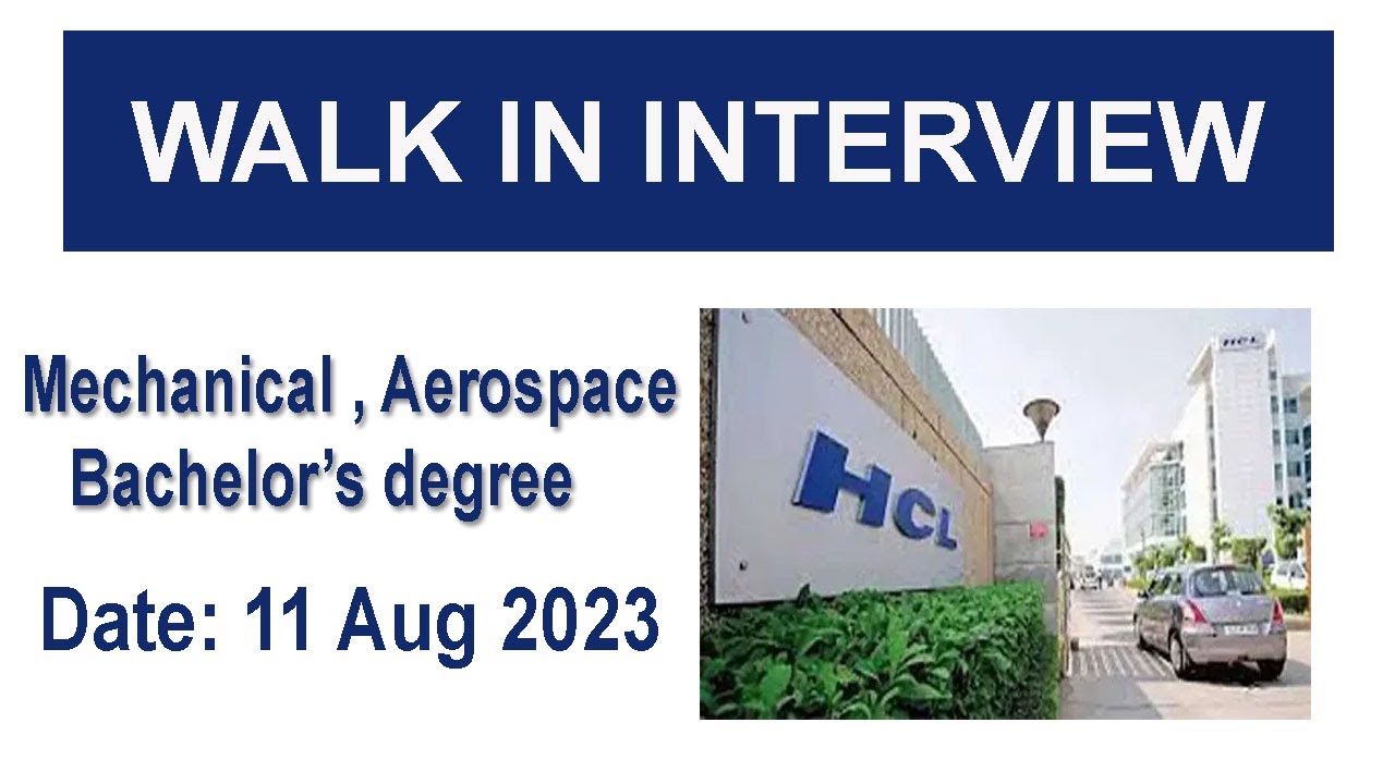 HCL Tech Walk in Interview Available Strong Experience in IMS Excel