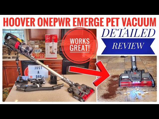 ONEPWR Emerge Pet with All-Terrain Dual Brush Roll Nozzle – Hoover