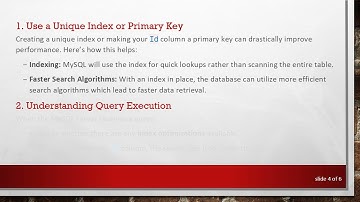 How to Optimize Your MySQL Query to Return Results Fast with Limit 1