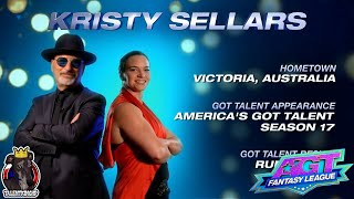 Kristy Sellars Full Performance & Intro Qualifiers Week 1 | America's Got Talent Fantasy League 2024