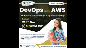 DevOps with AWS - New Batch | Kalyan IT Hub
