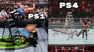 The Evolution Of TLC Matches In WWE Games
