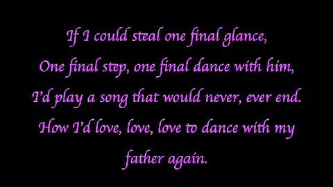 Kellie Coffey - Dance with my father lyrics