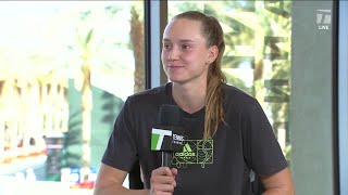 Elena Rybakina: “Battling through the slow courts” | 2023 Indian Wells QF Win Interview