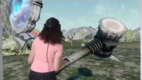 BearHammer VR Action RPG--Mixed Reality Combat Footage