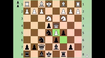 Latvian Accepted, Main Line, Bilguer, Nimzowitsch Attack, 0-1