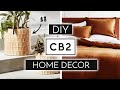 DIYing PRICEY CB2 DECOR ON A BUDGET ☼ Faux Ceramic Planter & DIY Linen Bedding!