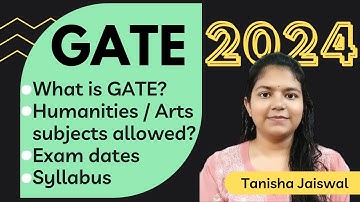 GATE 2024 | Exam Dates| Syllabus| Exam Pattern| Eligibility criteria| Humanities Subjects #gate2024