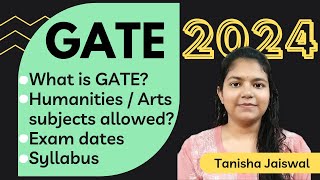 GATE 2024 | Exam Dates| Syllabus| Exam Pattern| Eligibility criteria| Humanities Subjects #gate2024