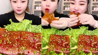 Chinese Mukbang ASMR Pork Belly