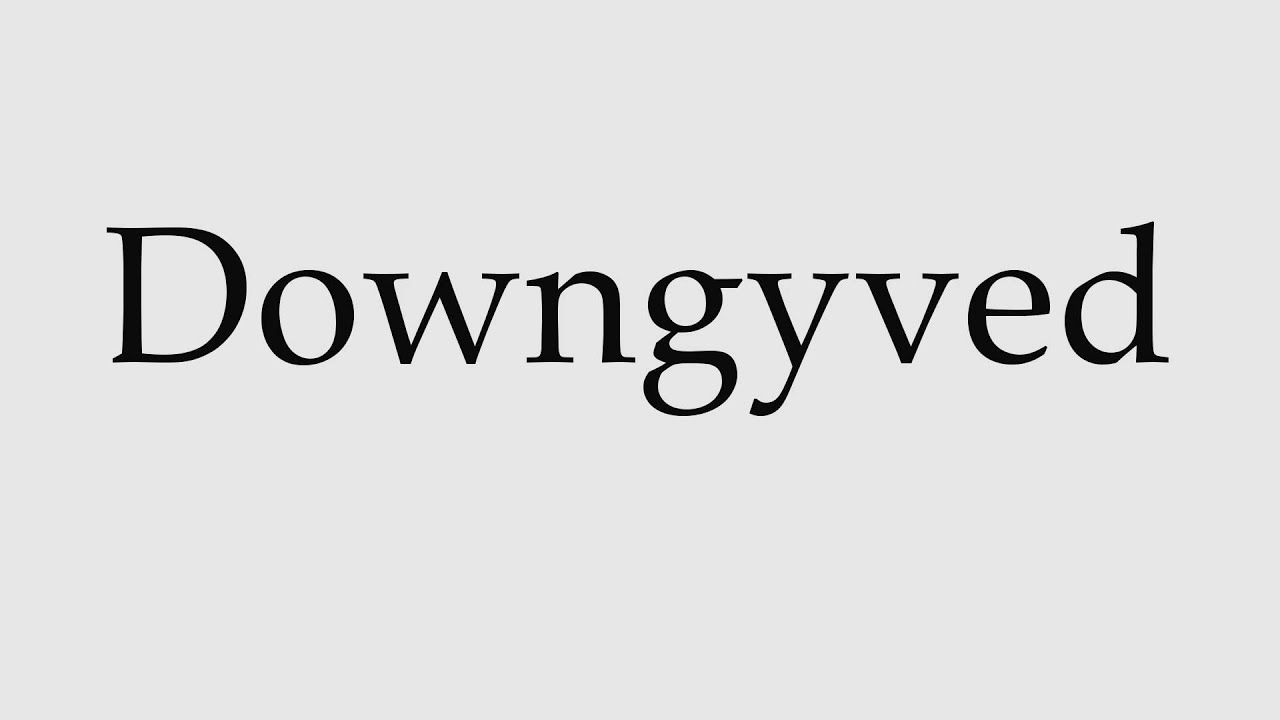 How to pronounce Down 