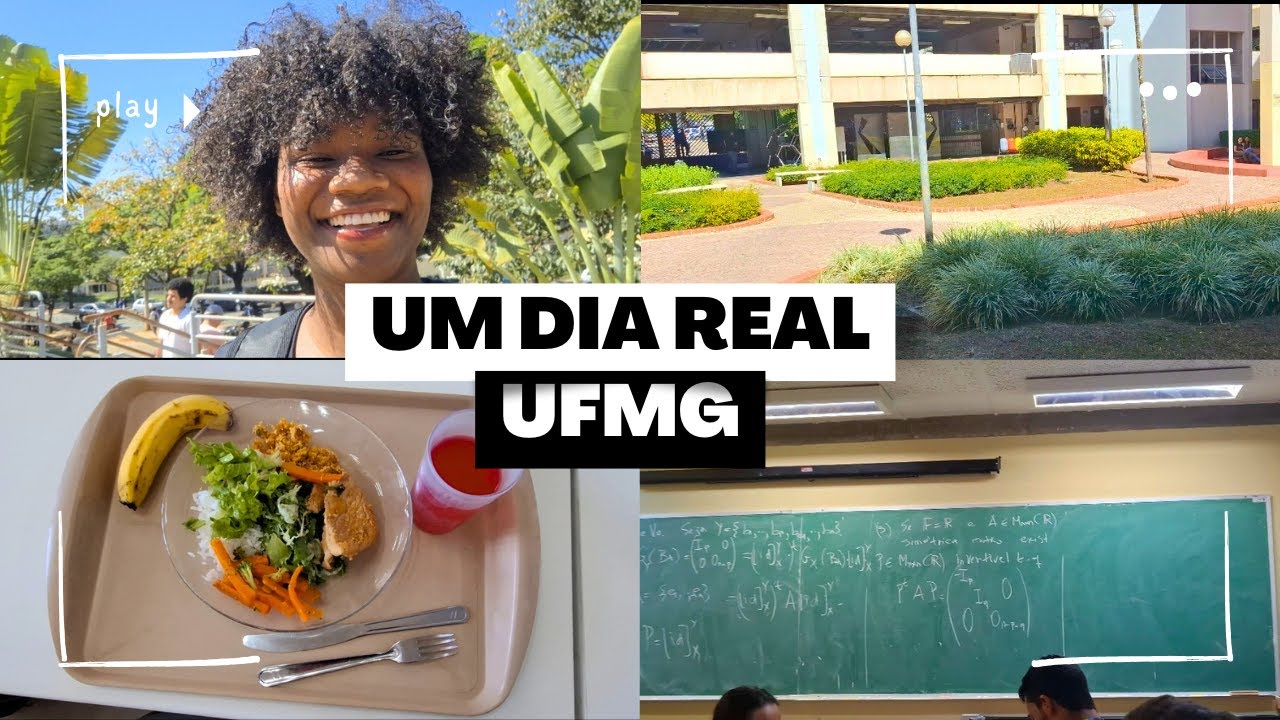 Como é passar um dia na UFMG? Bandejão + Aulas (Curso de MATEMÁTICA)