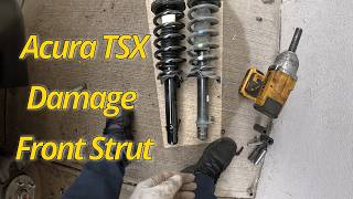 Acura Tsx wagon front strut replacement. 2010-2014 Acura TSX