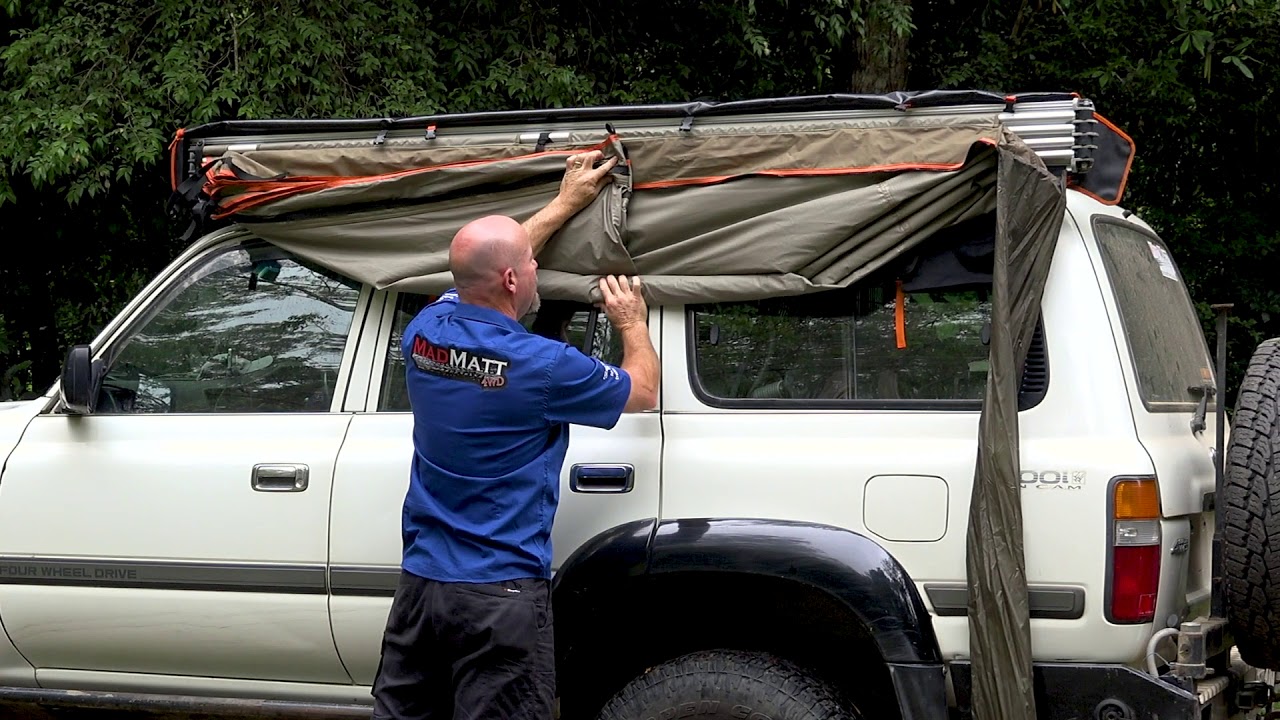 FOXWING 270° Awning How to Packdown YouTube