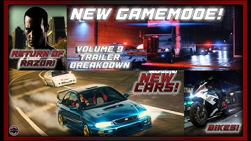 VOLUME 9 IS INSANE! RETURN OF RAZOR, BIKES, HEISTS GAMEMODE AND MORE! | NFS UNBOUND VOL 9 BREAKDOWN